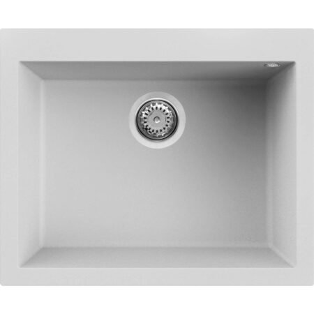 KAR. 8032861055389 Νεροχύτης κουζίνας QUADRA 110 Bianco 68 ELLECI 61x50cm