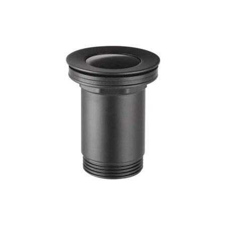KAR. 5903738204939 Βαλβίδα νιπτήρος με υπερχείλιση μαύρη S283-BL-B FERRO