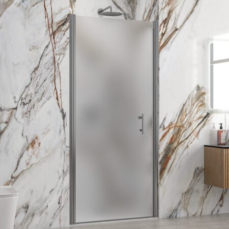 KAR. 5206836662480 Καμπίνα από τοίχο σε τοίχο με icy κρύσταλλο S 28 ALTO PORTA Cromo KARAG 85x200cm