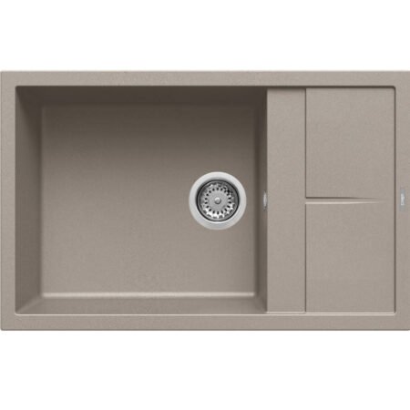 KAR. 8032557038191 Νεροχύτης κουζίνας UNICO 310 Tortora 43 ELLECI 78x50cm
