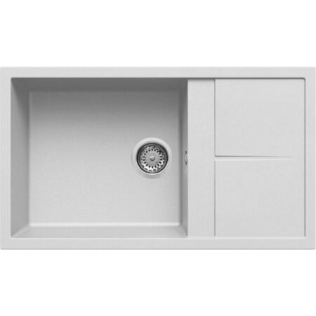 KAR. 8032557036500 Νεροχύτης κουζίνας UNICO 410 Bianco 68 ELLECI 86x50cm