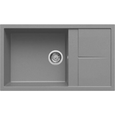 KAR. 8031873110475 Νεροχύτης κουζίνας UNICO 410 Titanium 73 ELLECI 86x50cm