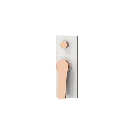 KAR. 5206836069401 Μίκτης ντους διπλός ANDARE Bianco Rose Gold WNX248A73PH-RG