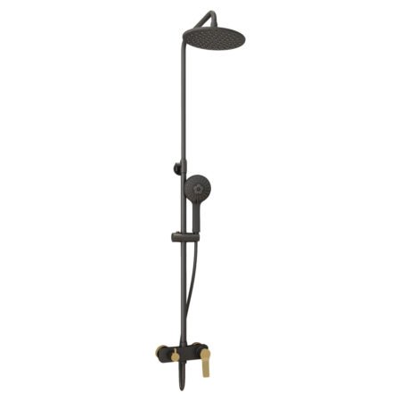 KAR. 5206836069180 Μπαταρία σταθερού ντους ANDARE Nero Bronze WNW33R98PA-B