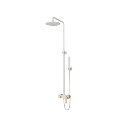 KAR. 5206836069326 Μπαταρία σταθερού ντους ANDARE Bianco Bronze WNW33R98PH-B