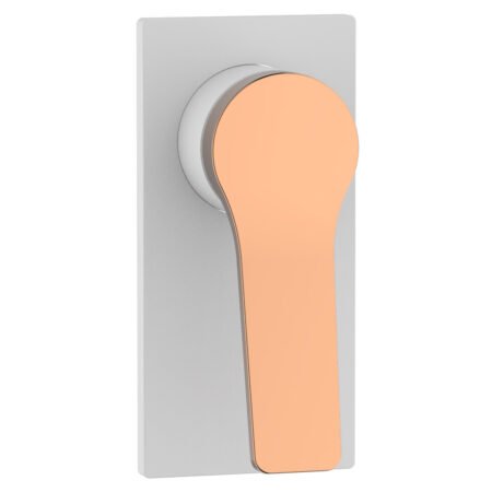 KAR. 5206836669786 Μίκτης ντους μονός ANDARE Bianco Rose Gold WNX348A73PH-RG