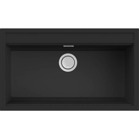 KAR. 8031873026370 Νεροχύτης κουζίνας BEST 360 Black 86 ELLECI 86x51cm