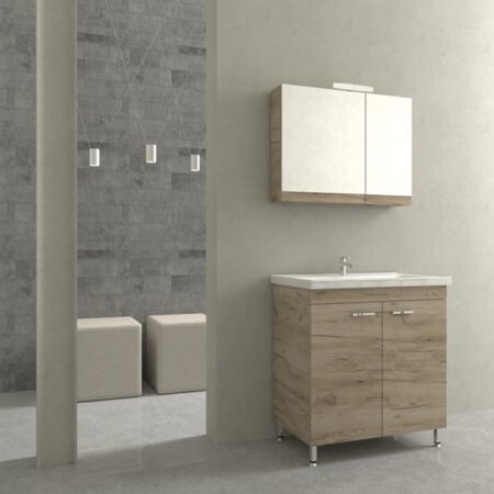 EMILY ΒΑΣΗ ΝΙΠΤΗΡΑ 61cm ΓΙΑ ΝΙΠΤΗΡΑ BATHLINE  FINGER PULL ΛΑΚΑ ΛΕΥΚΟ ΓΥΑΛΙΣΤΕΡΟ
