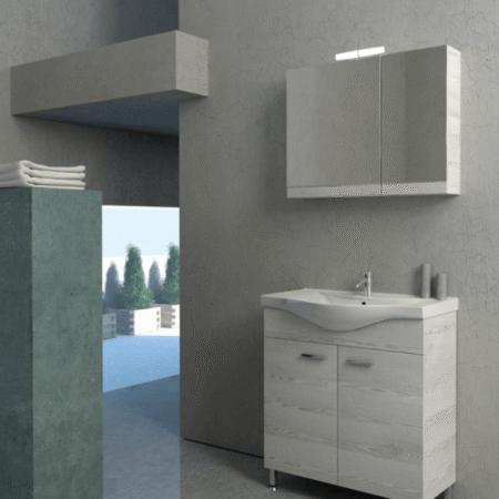 CRONOS ΒΑΣΗ ΝΙΠΤΗΡΑ ΜΕ ΠΟΔΙΑ 75cm ΓΙΑ ΝΙΠΤΗΡΑ BASIC LAMINATE GREY CRAFT