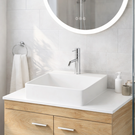 ΝΙΠΤΗΡΑΣ SHARP 60x30cm RIGHT TAP HOLE ΛΕΥΚΟΣ ΓΥΑΛΙΣΤΕΡΟΣ
