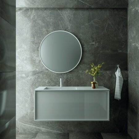 INLINE ΤΕΧΝΟΓΡΑΝΙΤΗΣ 20mm 91Χ51cm ΓΙΑ ΕΠΙΤΡ. ΝΙΠΤΗΡΑ - PURE BLACK