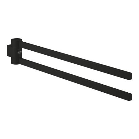 Grohe 41219kf0 Πετσετοκρεμαστρα Διπλη Selection Μαυρο Ματ