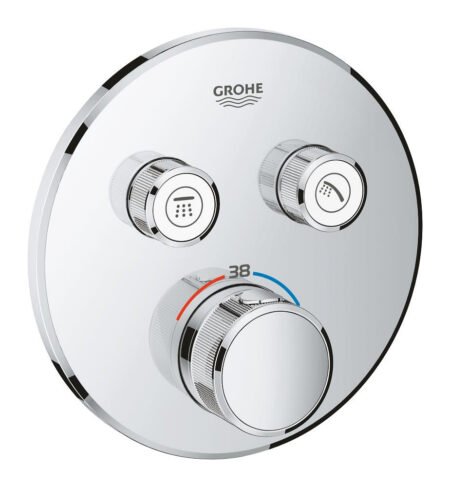 Grohe 29119000 Θερμοστατικη Εντ Μπατ 2 Εξοδων