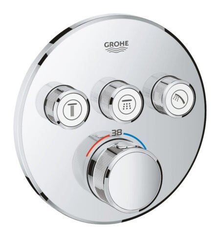 Grohe 29121000 Θερμοστατικη Εντ Μπατ 3 Εξοδων