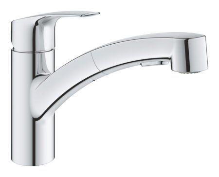 Grohe 30305001 Μπαταρια Κουζινας Με Ντουζ Χαμηλη