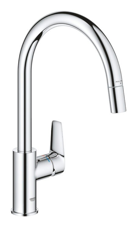 Grohe 30536000 Μπαταρια Κουζινας Bauedce Με Ντουζ