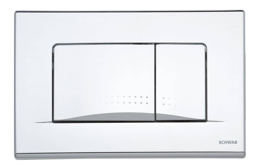 SCHWAB 257429 257429 FL. PLATE DOTS DUO GLOSS CHROME – Ετοιμοπαράδοτο