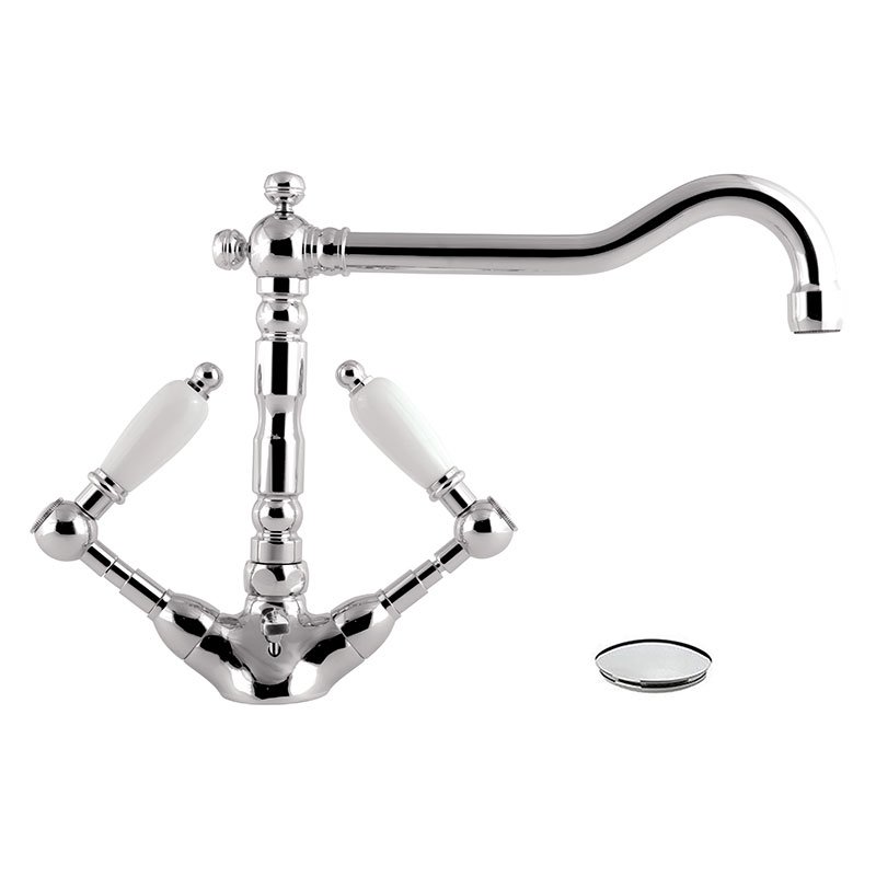 DANIEL. RT5400CR RETRO ONE HOLE WASHBASIN MIX – Ετοιμοπαράδοτο