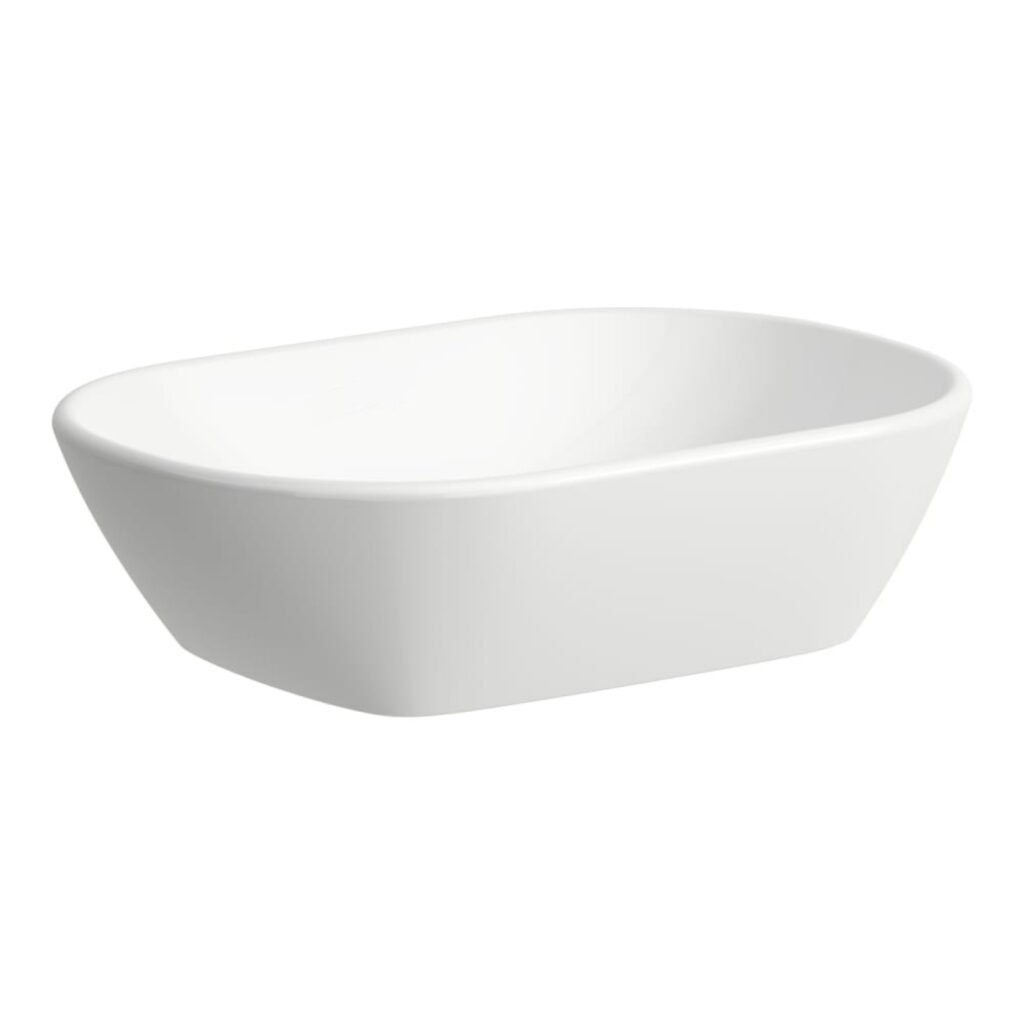 LAUFEN. Η8120830001091 LUA ΝΙΠΤΗΡΑΣ BOWL OVAL ΜΕ ΥΠΕΡΧΕΙΛΙΣΗ 50Χ35 – Ετοιμοπαράδοτο