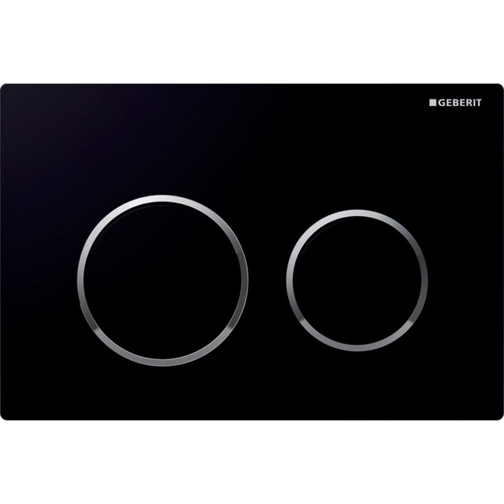 GEBERIT 115.085.KM.1 ΠΛΑΚΕΤΑ ΚΑΖΑΝΑΚΙΟΥ GEBERIT OMEGA 20 ΜΑΥΡΗ ΓΥΑΛΙΣΤΕΡΗ – Ετοιμοπαράδοτο
