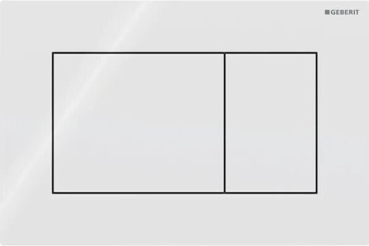 GEBERIT 115.660.11.1 ΠΛΑΚΕΤΑ ΚΑΖΑΝΑΚΙΟΥ ΛΕΥΚΗ SIGMA 01 – Ετοιμοπαράδοτο